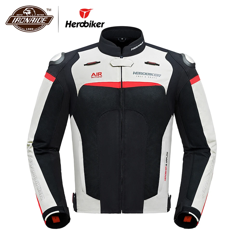 Новая мотоциклетная куртка HEROBIKER Мужская для мотокросса внедорожных гонок езды