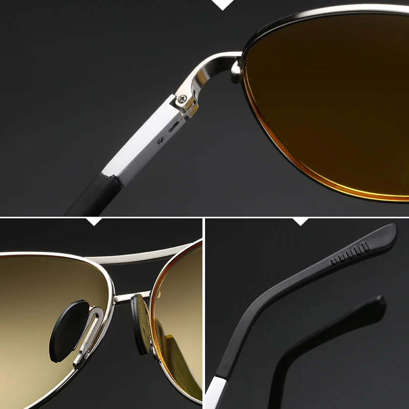 YSO 2020 поляризованные очки ночного видения для мужчин вождения автомобиля