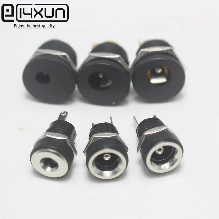 5 шт. разъём питания постоянного тока гнездо крепление на панели Штекерный разъем
