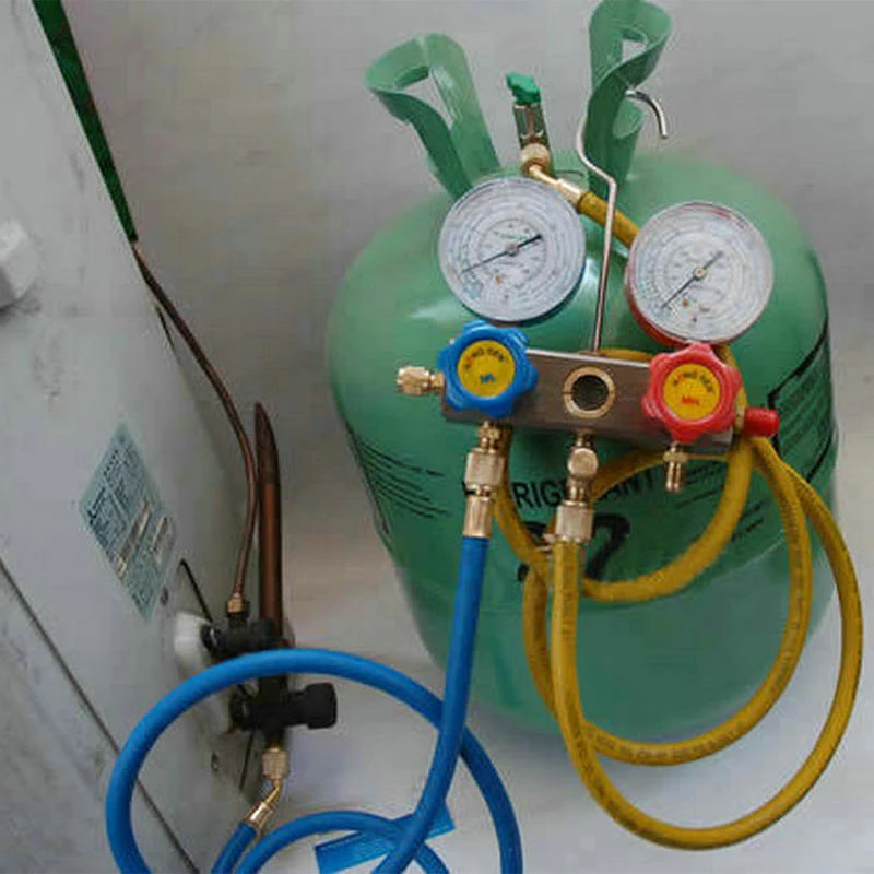 A/C Холодильный зарядный шланг набор для HVAC кондиционер хладагент 1/4in SAE манометр