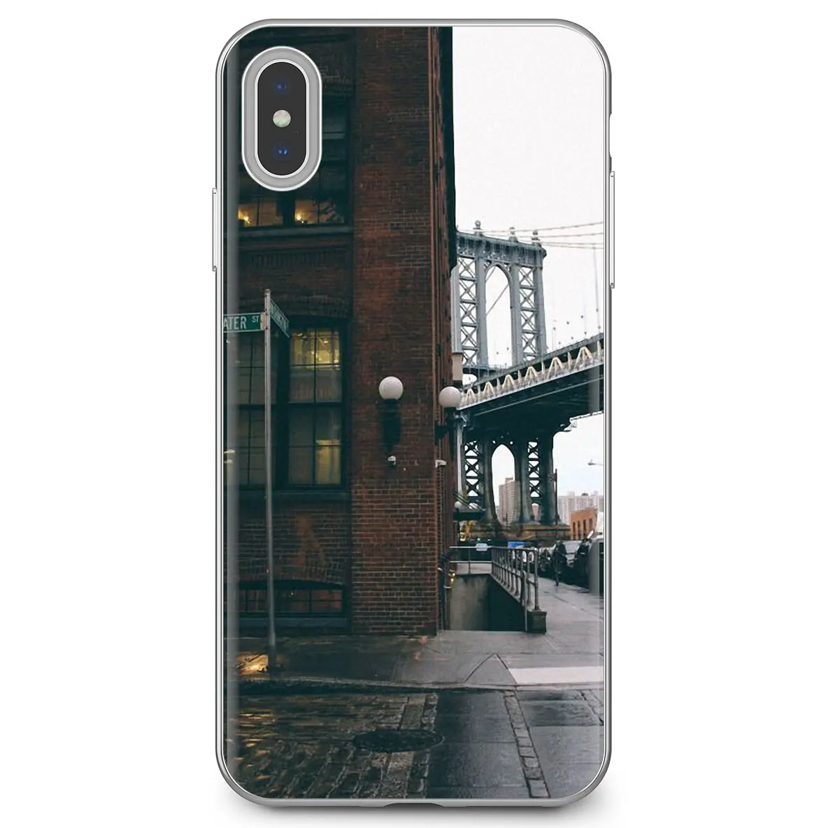 Силиконовый чехол для телефона NYC Бруклинский мост Нью-Йорк Xiaomi Redmi 4A 7A S2 Note 8 3 S 4 4X 5