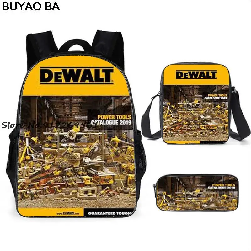 Детский рюкзак Dewalt в стиле аниме школьный пенал для учеников коробка