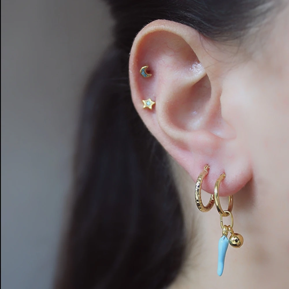 Женские серьги-гвоздики из серебра 2021 пробы с фианитом | Украшения и аксессуары