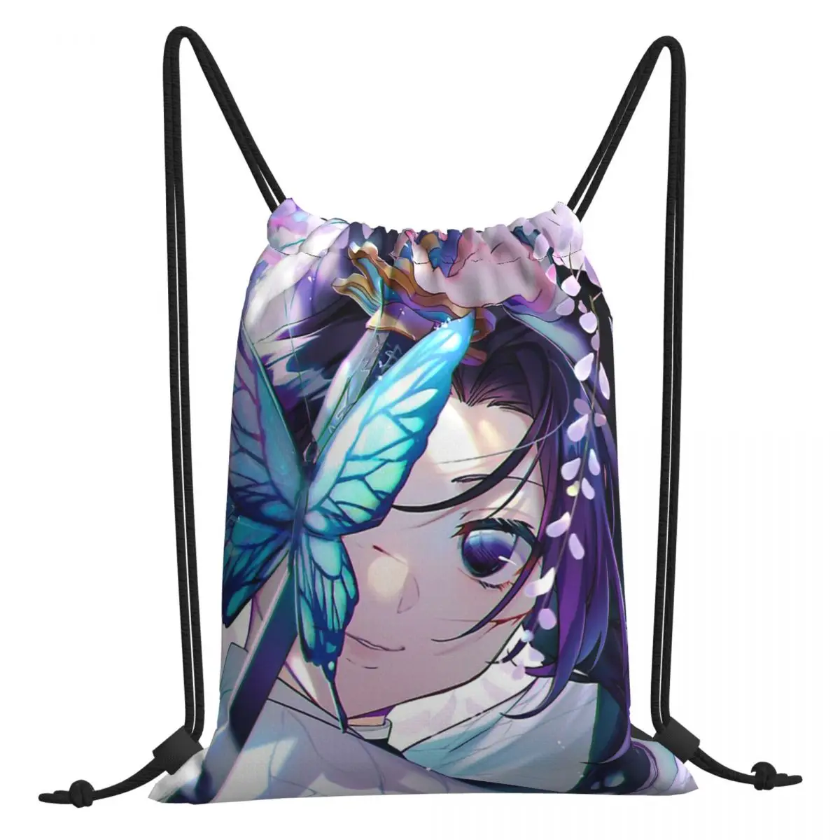 

Сумка на шнурке с принтом аниме «клинок демонов»