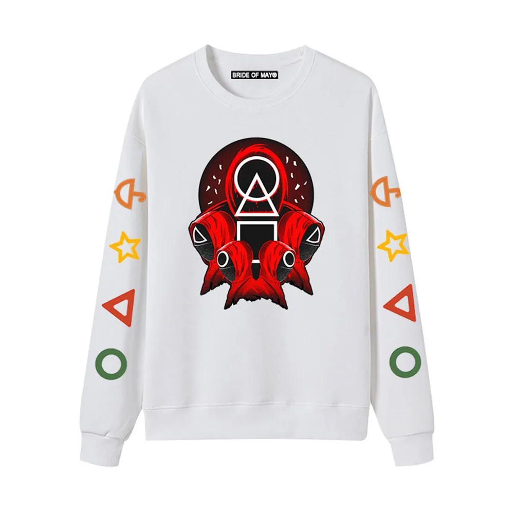 

Мужская/Женская толстовка из игры «кальмар», Повседневная Толстовка для косплея, одежда для мужчин, костюм, 456