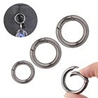 5 шт. пружинное уплотнительное кольцо из цинкового сплава, крючки для сумки, зажим для ремня, карабины, кошельки с покрытием, круглые пусковые триггеры, инструменты для улицы