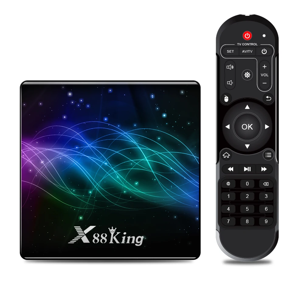 

New Generation set-top box X88 King android 9.0 amlogic s922x 4GB+128GB BT 5.0 LAN 1000MBps smart tv box