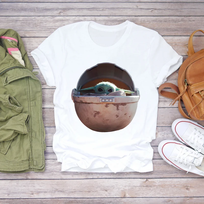 

Women Cartoon Alien Funny Painting Vintage Female Ladies Womens Tee T-Shirt Clothing Summer Shirt T-shirts Top T Graphic