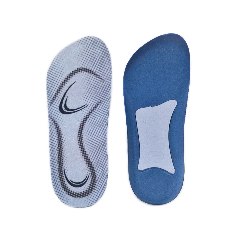 Men Half Insoles Memory Foam Orthotic Arch Support for Flatfoot Sports Insert Shoes Foot Heel Care Shock-Absorbant Pads