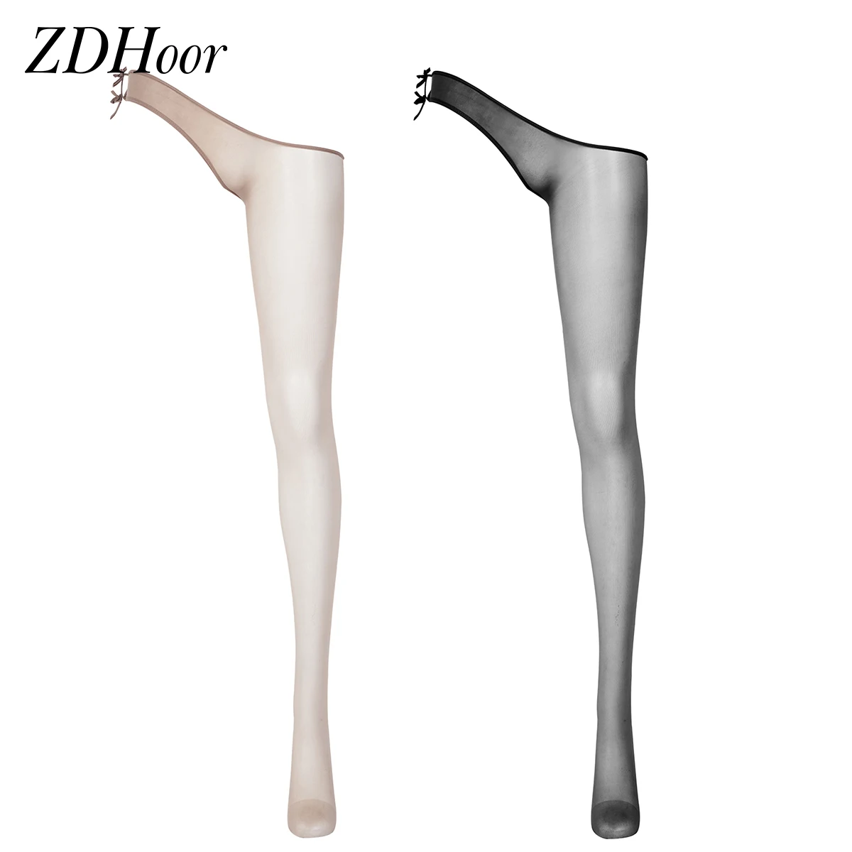 

Сексуальные Чулки Нижнее белье для Для женщин гладкие эластичные длинные гетры эротические открытой промежностью колготки леггинсы крест-...