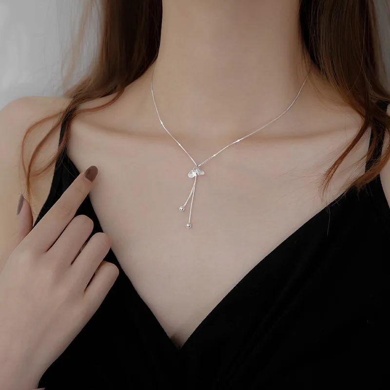 

Женское колье-чокер из серебра 925 пробы