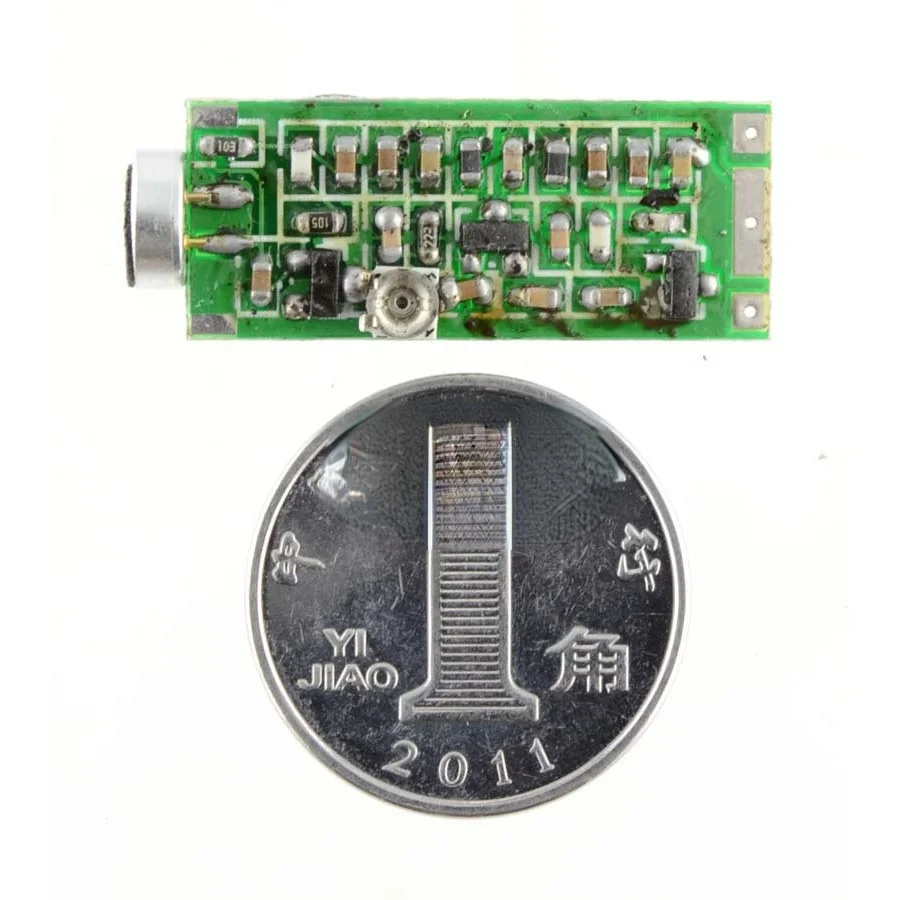 Economical Frequency Adjustable Microphone Ultra-miniature FM Transmitter/Wireless Module | Инструменты