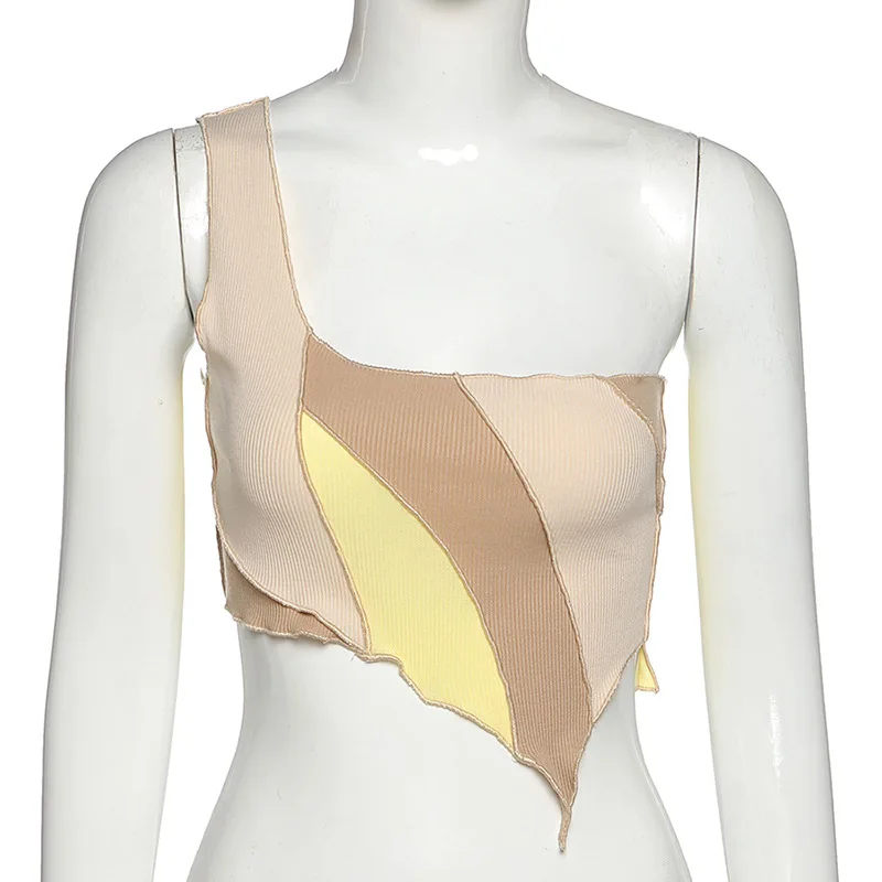 

European and American Fashion 2021 Fall Women's Clothing New Suspender Bare Midriff Slim Fit All-Matching Base Vest