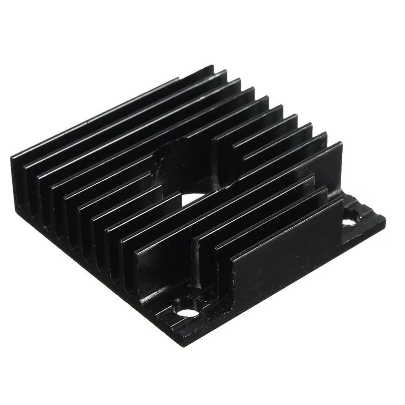 

Экструдированный черный радиатор для 3D-принтера, 40 х40 х1 мм