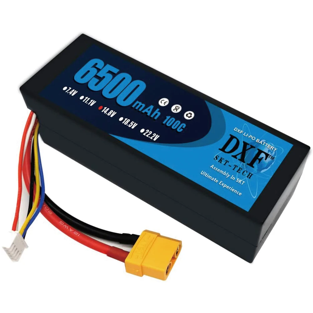 dxf lipo батарея 111 v 3s 148 v 4s 5000 мач 5200mah6750mah 6500 мач 50c 100c 20