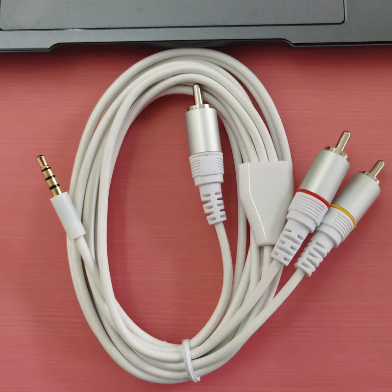 5 шт. 2 метра 6 футов 3 мм на RCA Штекерный адаптер аудиокабель|3 rca|audio cableadapter audio cable |