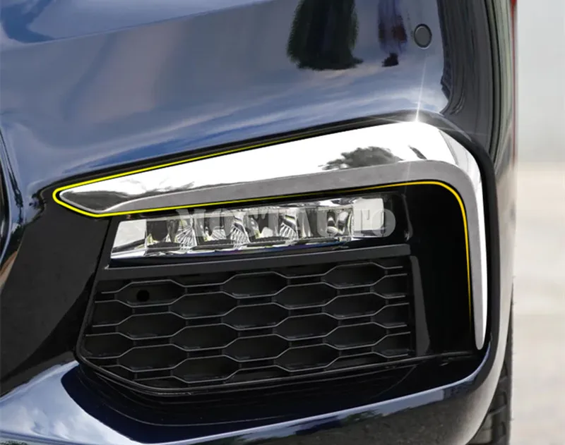 2 шт. хромированные насветильник ДКИ на передний бампер для BMW 5 серии G30 2017