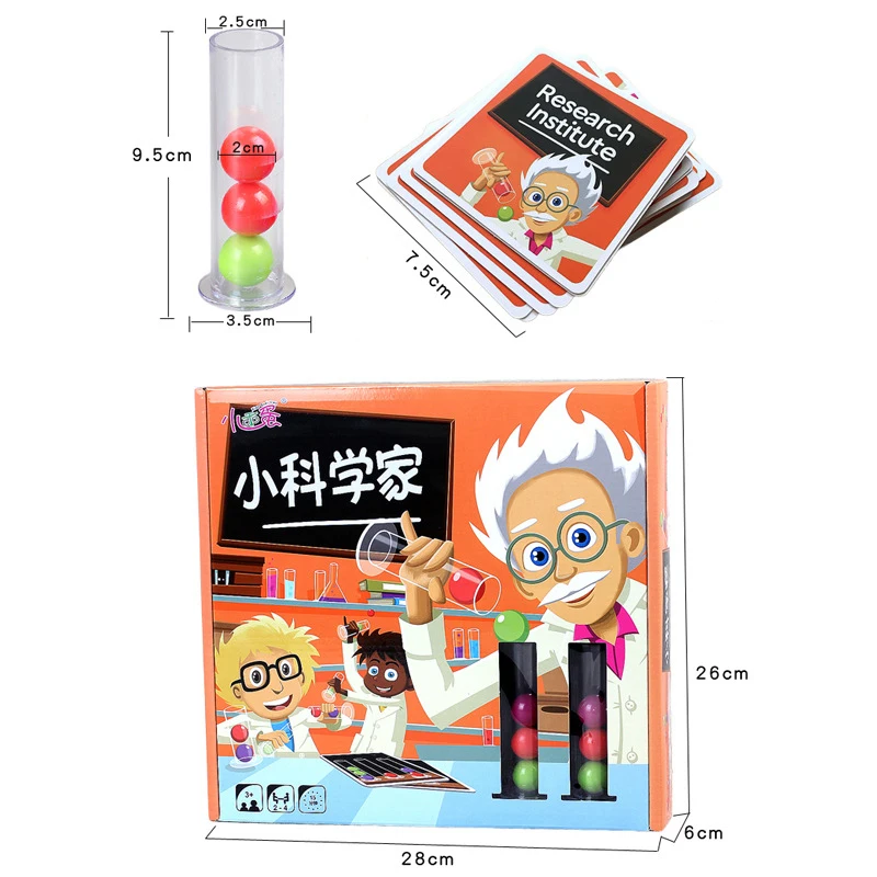 Маленькая Учёная лабораторная тематическая игра логическое мышление настольная