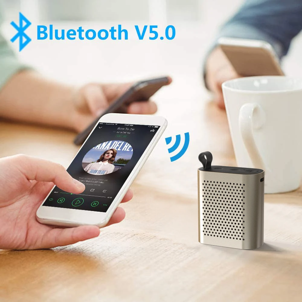 

TWS Bluetooth Speaker BT 5.0 Wireless Portable Speakers 5W Mini Waterproof Deep Bass Music Audio Player