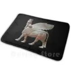 Человеческая голова Крылатый бык. Статуя ассириана ламасу. На черном. Коврик коврик ковер Противоскользящие коврики для спальни Ассирия ассириан