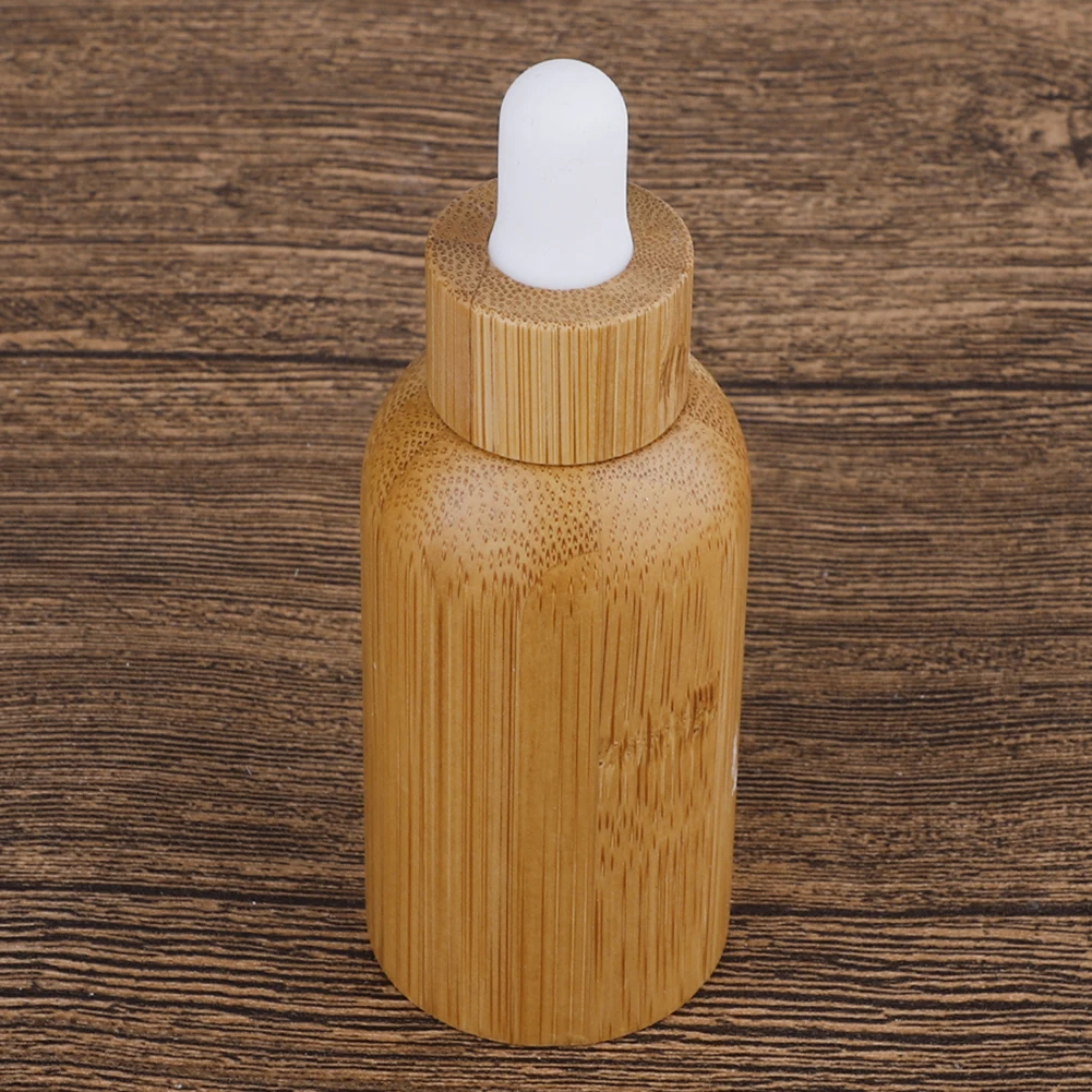 20Pcs Wooden Glass Essential Oil Bottles for Aromatherapy Perfume Samples Dispenser 10ml Vials With Cap Dropper M7 | Красота и