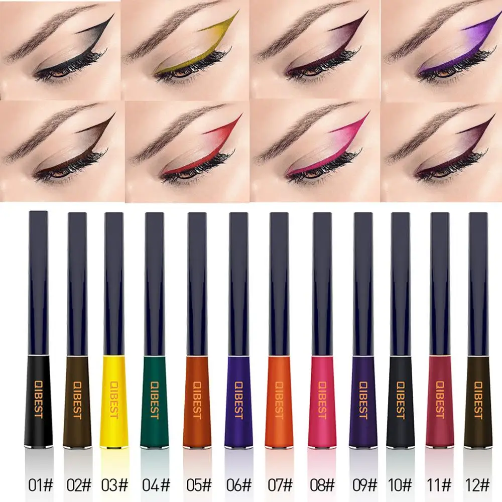 Неоновая цветная жидкая подводка для глаз Cat водостойкий макияж косметика