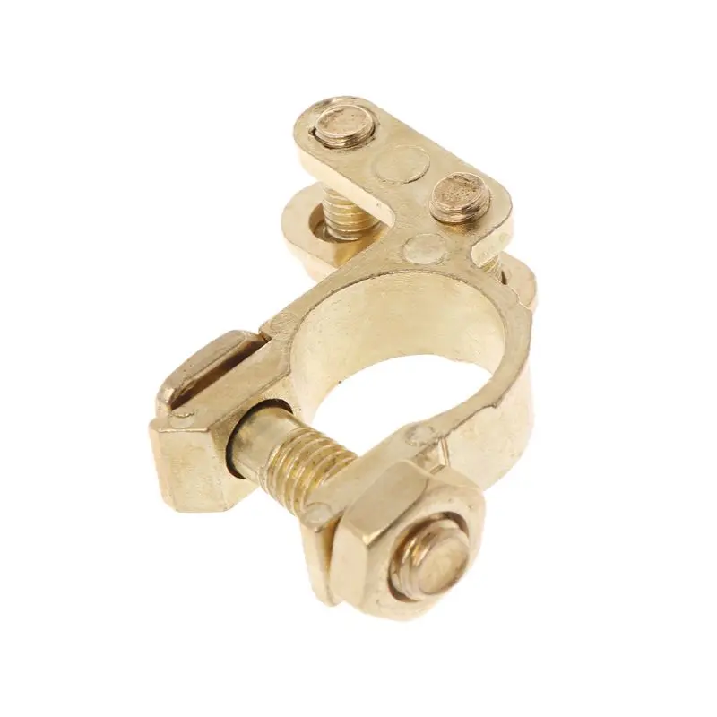 2 шт. маленькие зажимные зажимы для аккумулятора автомобиля 41 мм x 36 латунный