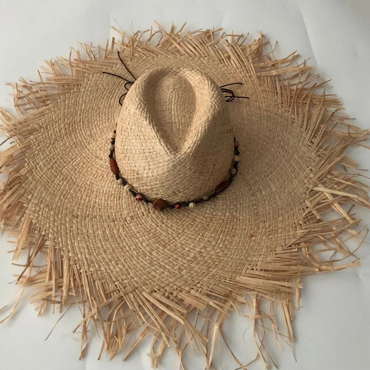 Шляпка ZJBECHAHMU однотонная женская винтажная Соломенная Панама от солнца для