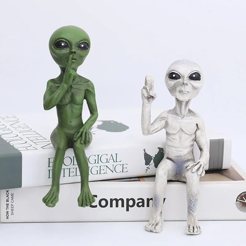 

Decoration Accessories Resin Alien Statue Simple Martians Sculpture Interior Home Decor Abstract Spaceman Garden Terrace Figures
