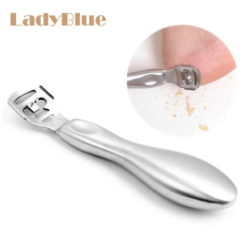 Лезвия для бритья из нержавеющей стали Рашпиль ногтей инструменты маникюра