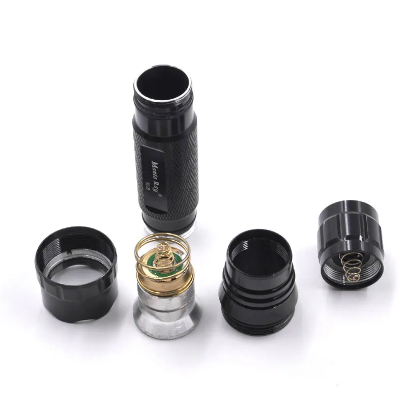 Manta ray 501B 385nm 3w uv light led ultraviolet flashlight torch lamp | Лампы и освещение