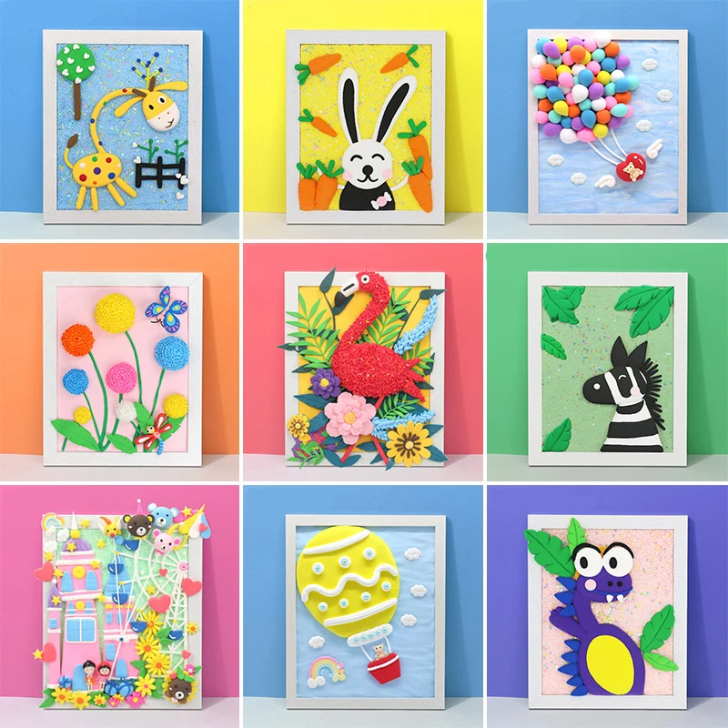 Детские Поделки игрушки для девочек Материалы творчества глина живопись DIY