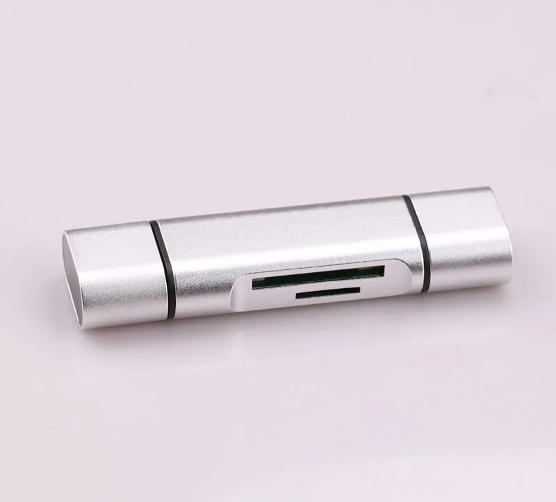Micro USB Type C 3 в 1 устройство для чтения карт памяти SD TF Samsung Galaxy S21 S20 Huawei P50 P40 LG OTG