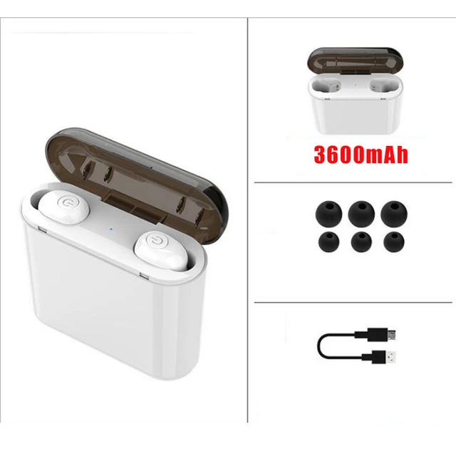 XQ TWS Bluetooth 5,0 наушники 6800 мАч Powerbank беспроводные наушники стерео наушники мини, стерео airdots PK Q32 для телефона Xiaomi