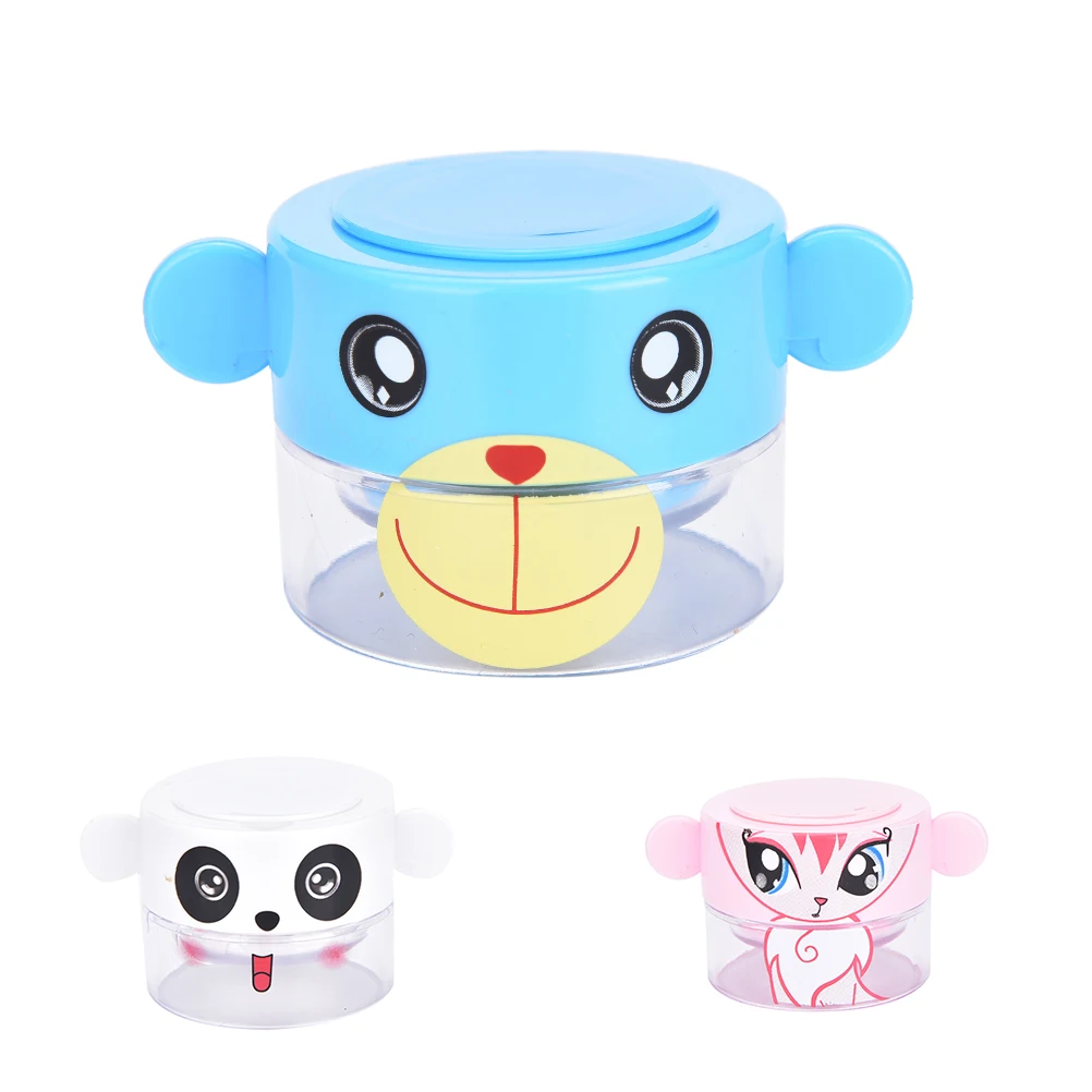 

1Pc Cartoon Pill Pulverizer Tablet Grinder Medicine Cutter Crusher Storage Compartment Box Random Color