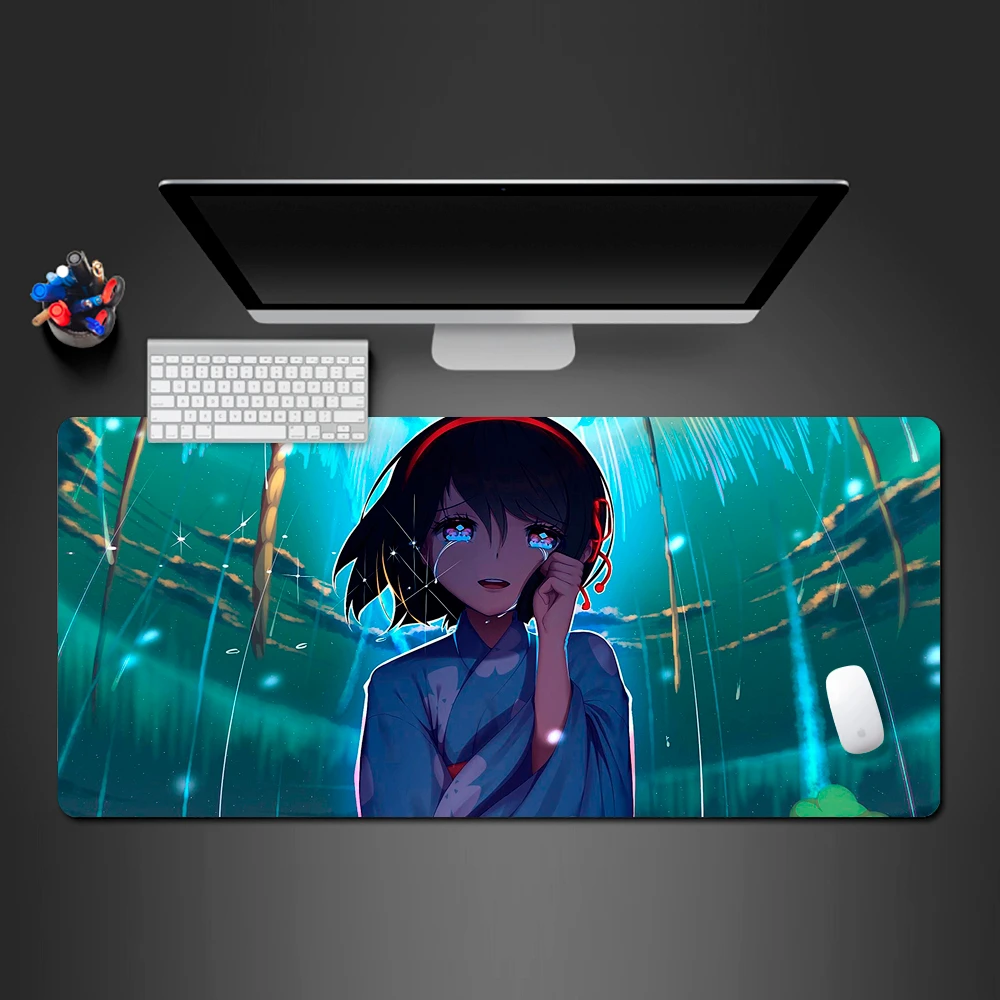 

Модный игровой коврик для мыши Miss Your коврик для мыши с девушкой Gamer, лучший подарок, компьютерная клавиатура, Настольный коврик, большие игро...