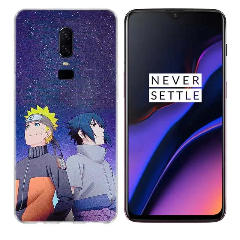 Аниме Наруто Саске Minato Мягкий ТПУ силиконовый чехол для телефона OnePlus One Plus 7 Pro 5 5T