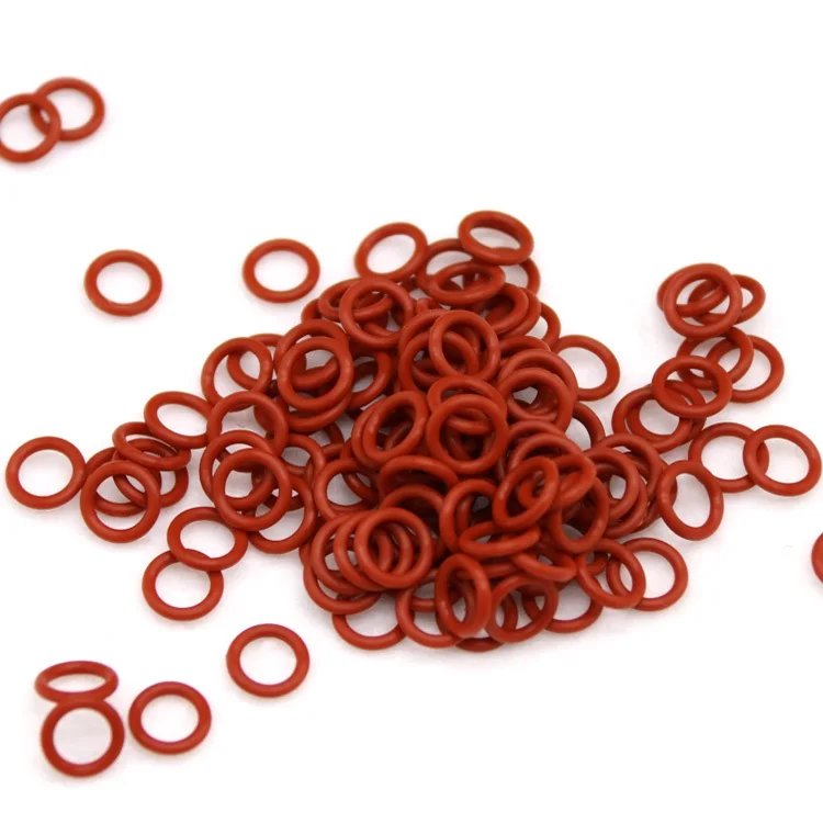 10шт Red силиконовые уплотнительное кольцо Толщина CS 3 5 мм OD 12 ~ 46 Еда Класс