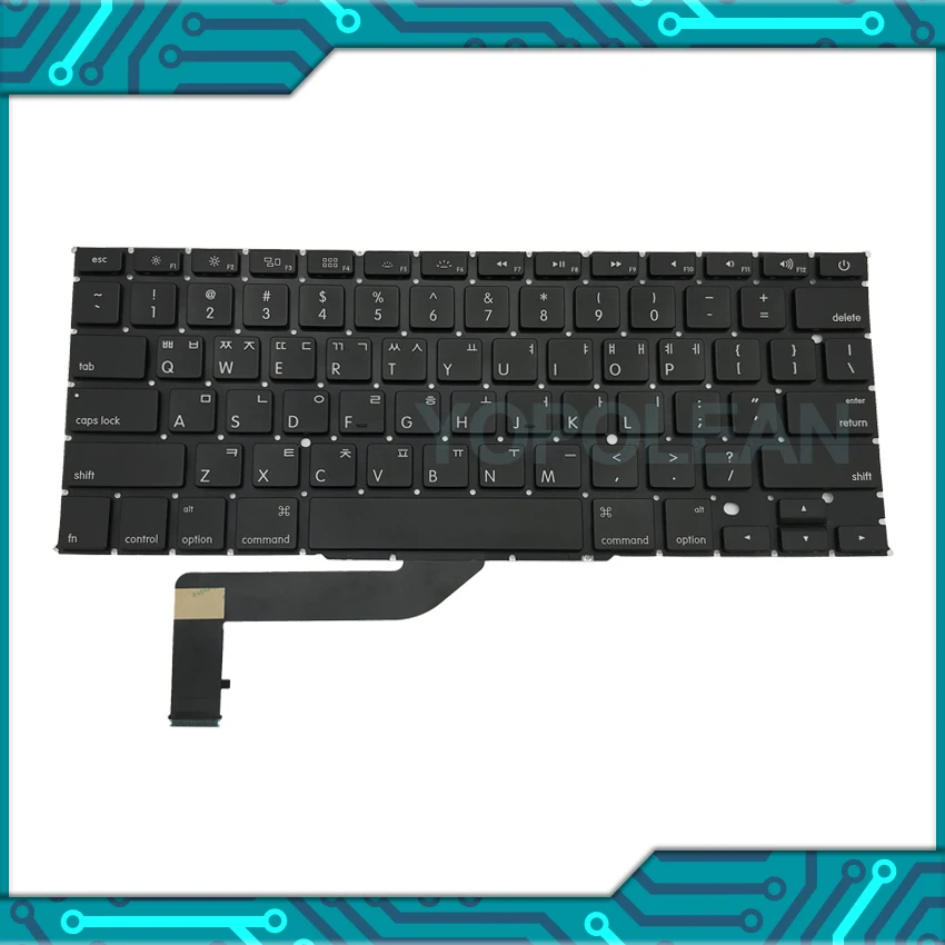 Новая клавиатура A1398 с корейской раскладкой 5 шт. для MacBook Pro Retina 15 дюймов a1398 2012 2013