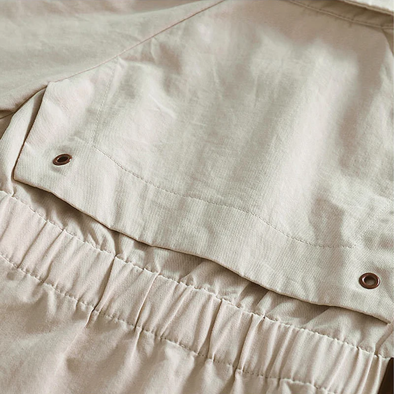 Куртки-тренчи для маленьких девочек куртка в британском стиле Одежда длинная