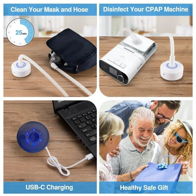 

Multifunction Home & Travel Bundle for CPAP Machines, Portable USB Charging Compatible for CPAP Cleaner Machines