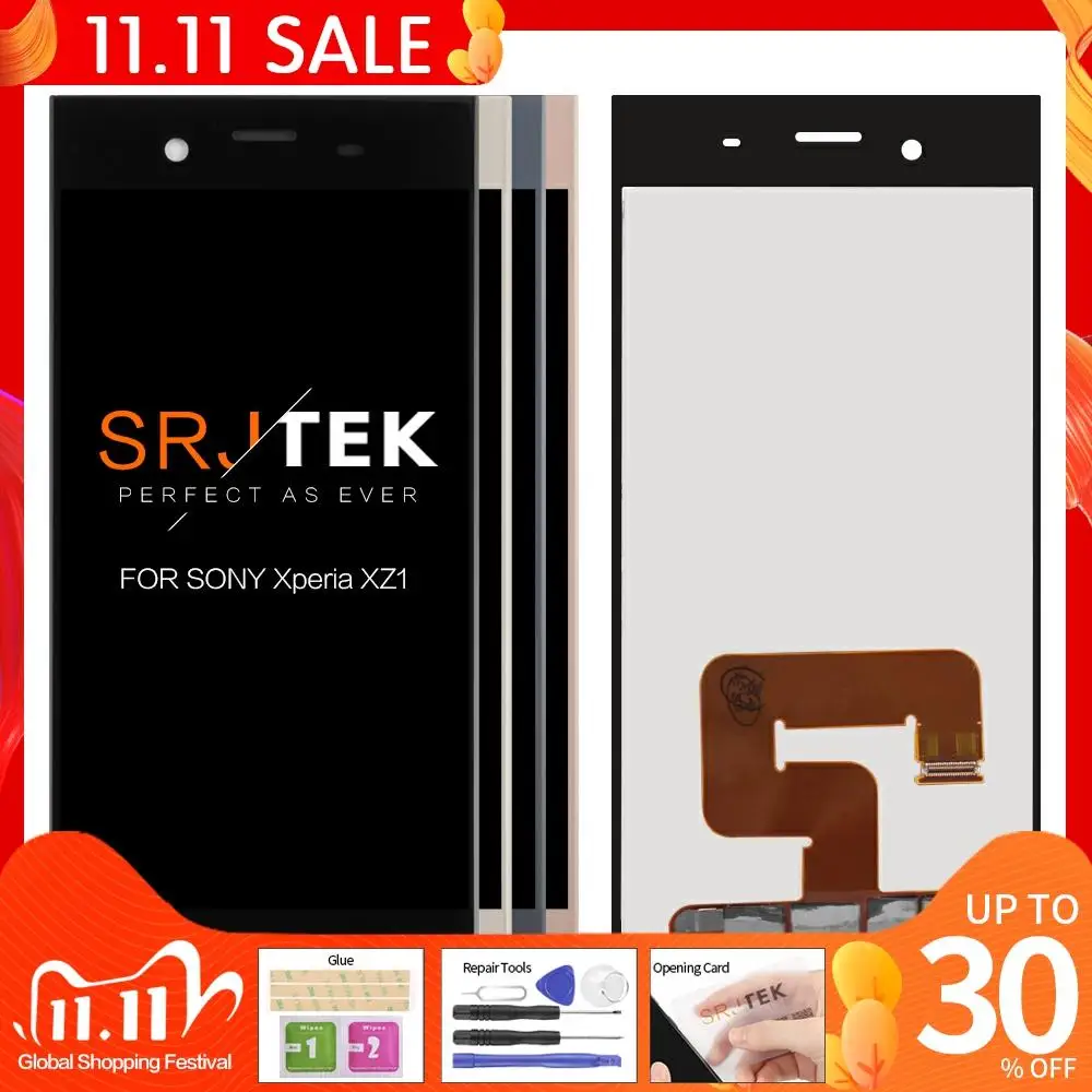 5 2 &quotОригинальный ЖК дисплей для SONY Xperia XZ1 сенсорный экран Замена модуль G8341 G8342