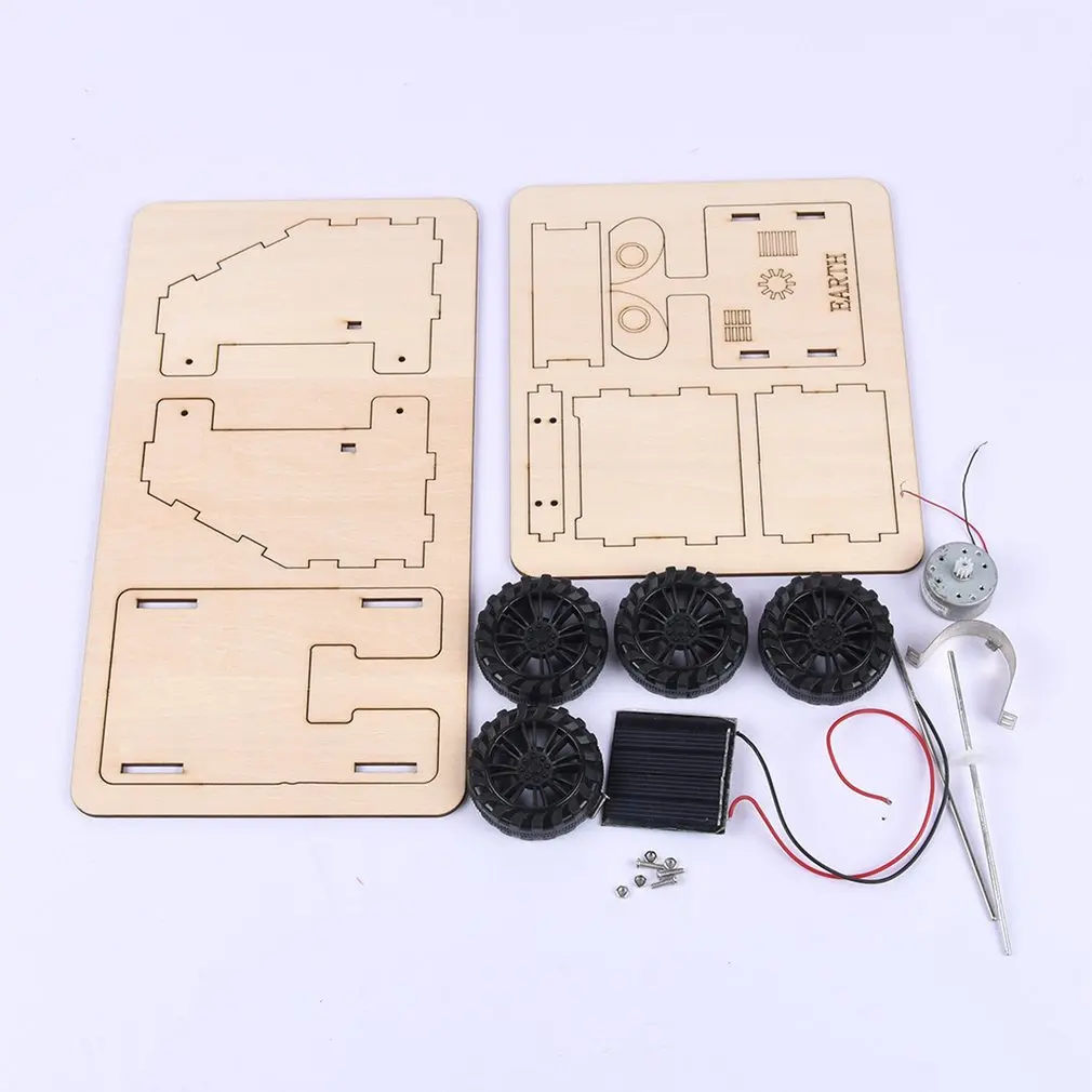 Diy небольшой изобретатель научный эксперимент Солнечная Ровер технология