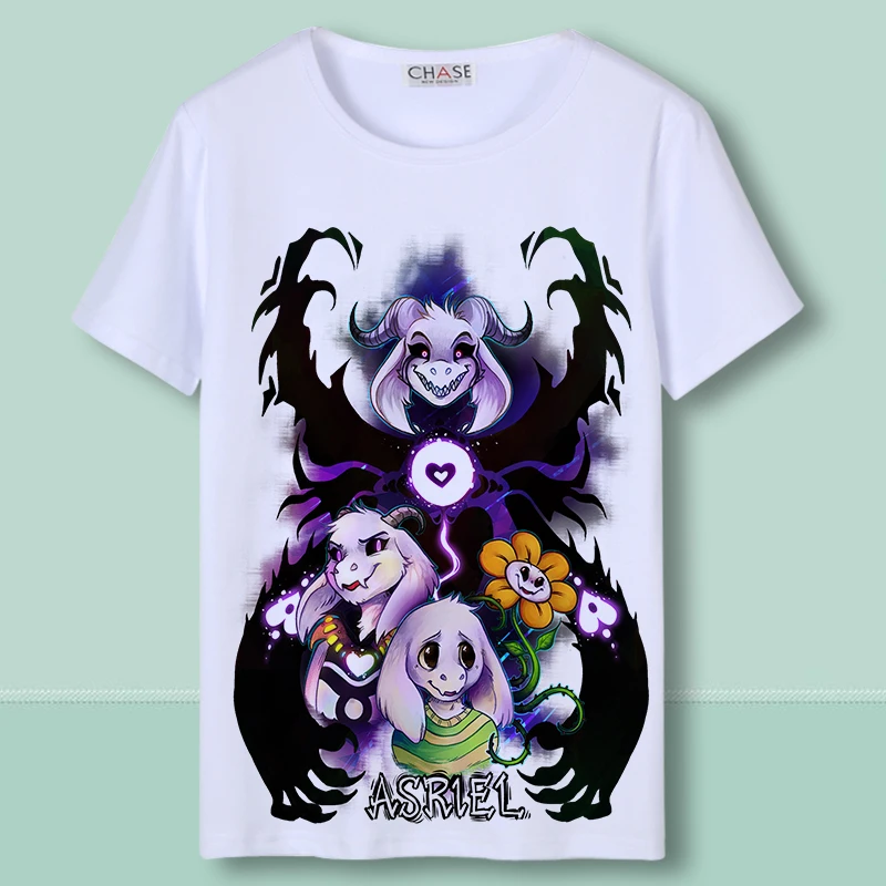 Футболка для косплея Undertale футболка с рисунком фриск ториэль Санс папирус