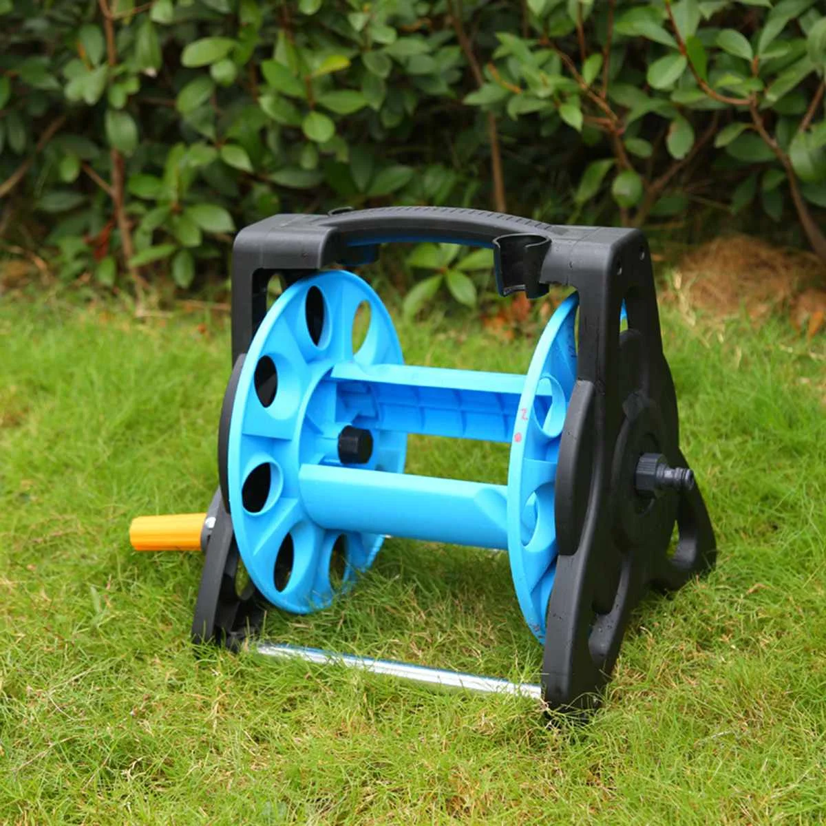 

Garden Watering Pipe Truck Portable Garden Hose Reel Truck Durable Water Pipe Storage Household Gardening Hose Reel Rack Trolley