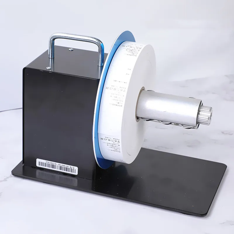 Adjustable speed Автоматическая Этикетка перемотка машина стиральная этикетка перемотка наклейка со штрих-кодом бирка для одежды - Цвет: Adjustable speed