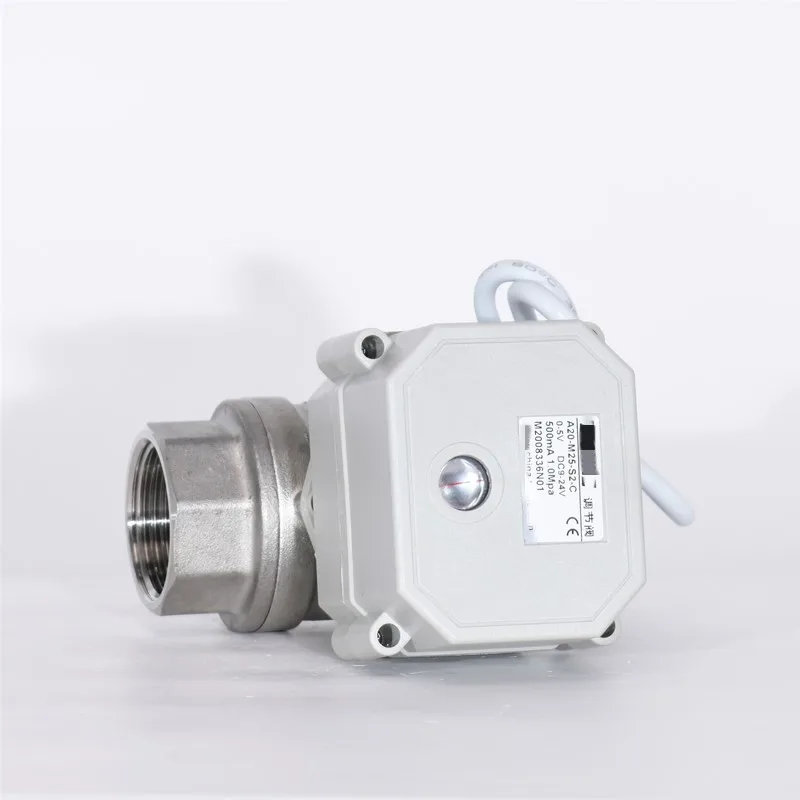 _ 1/2 ''-1'' пропорциональный V-образный шаровой клапан SS304 модулирующий 4-20 мА