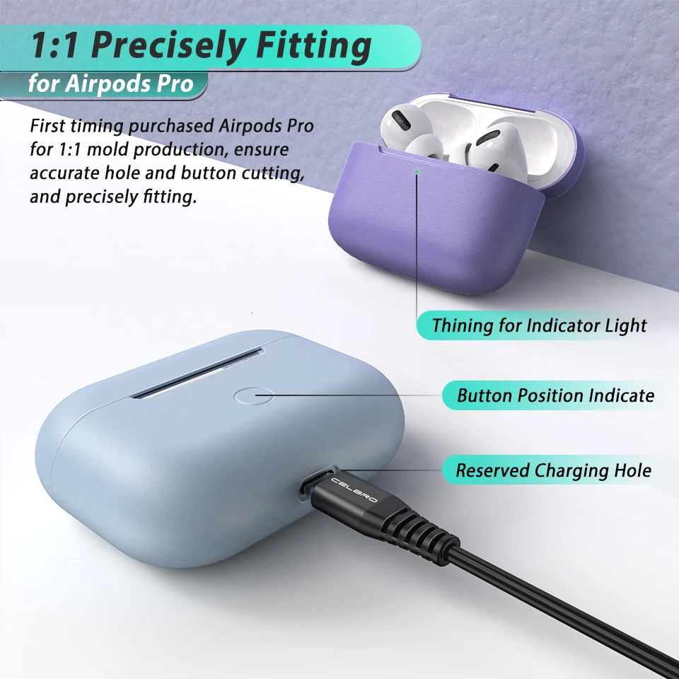 Earphone Case For AirPods pro Colorful Silicone Cover AirPod 2 1 Wireless Bluetooth headset Air pods 3 2019 |