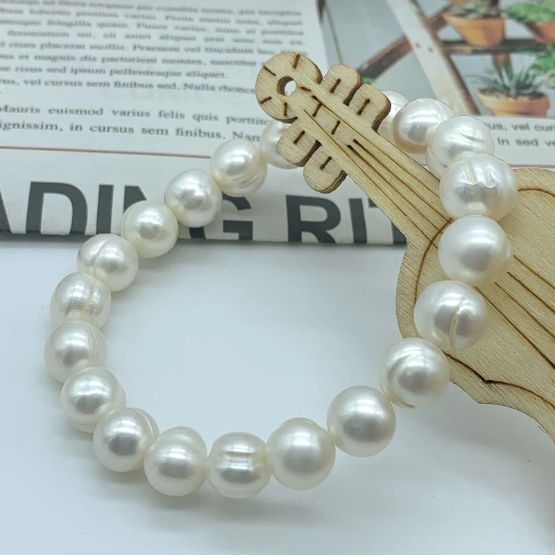 

Classic Freshwater Pearl Bracelet 9-10mm Pearl Jewelry Gifts For Women 2021