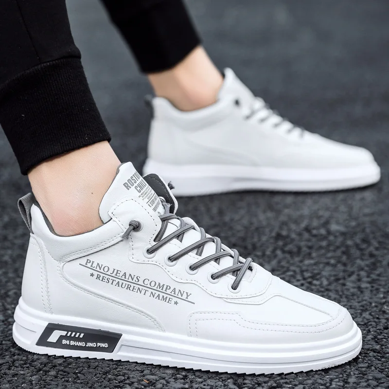 

Men's Vulcanize Shoes Shallow Wedge Sneakers For Men Wear-resistant Non-slip Mens Casual Shoes Spring/Autumn Flat Shoes Outdoor